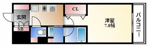 パークアクシス新栄【9階】の間取り