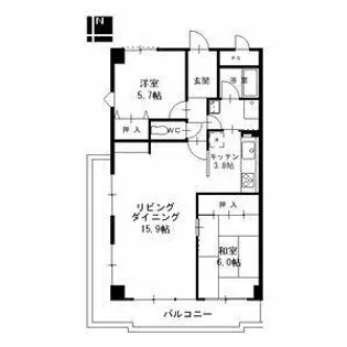 ファミールイレブン【3階】の間取り