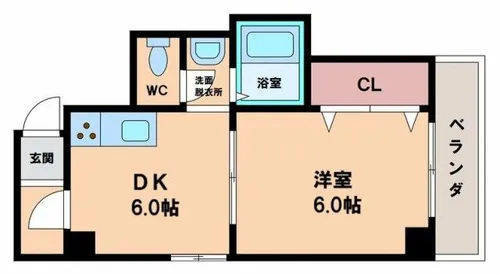 S.field長居【1階】の間取り