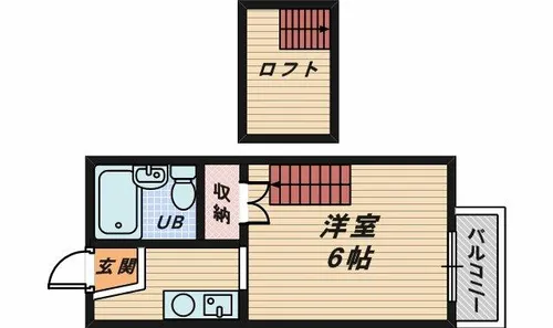 大阪府堺市西区上【アパート】の間取り