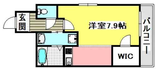フェリーズ茨木【7階】の間取り