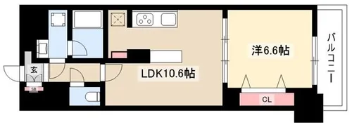 アローム ドゥ ジョア【8階】の間取り