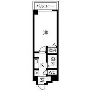 ヒルズかすみ【2階】の間取り