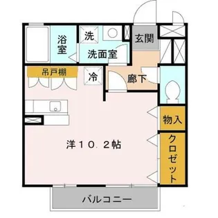 グレイスコート【1階】の間取り