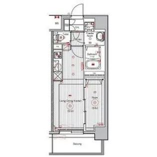 愛知県名古屋市西区花の木3丁目【マンション】の間取り