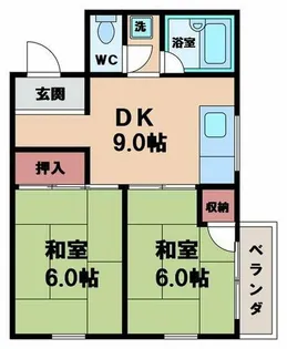 堀井マンション 南館【2階】の間取り