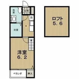 トスラブ野並【2階】の間取り