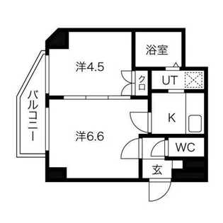 クオーレ円山公園【8階】の間取り