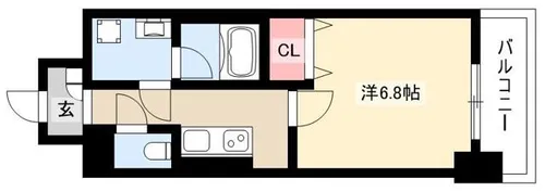 ル ディアマン【407号室】の間取り