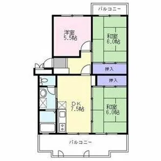 エストゥペンダ【201号室】の間取り