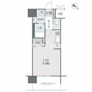 タワーズ高砂【14階】の間取り