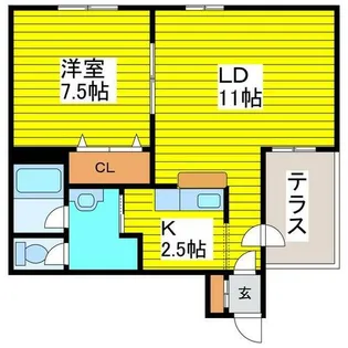 KOOL94【1階】の間取り