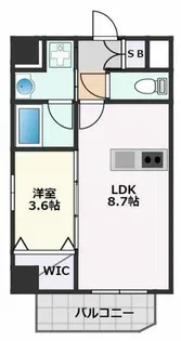 エールグラン吹田片山町【4階】の間取り