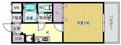 春日丘iマンション【2階】の間取り