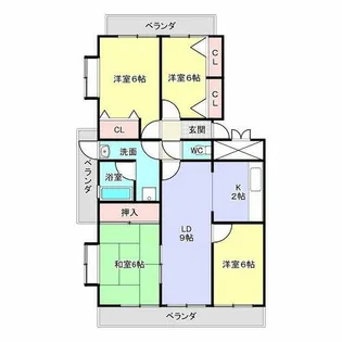 エスポア曙【303号室】の間取り