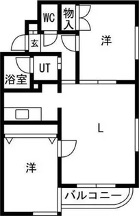 晃和レジデンス【1階】の間取り
