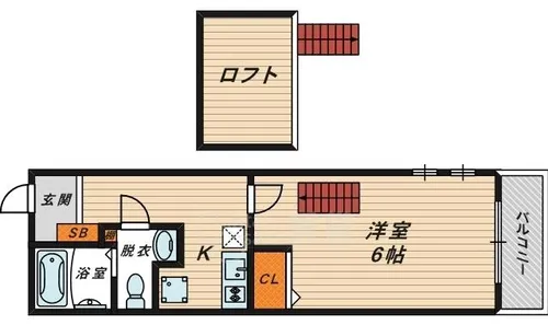 エスペランサ483【2階】の間取り