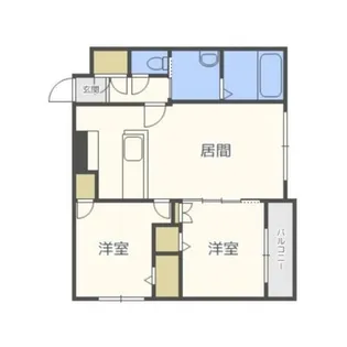 クレマティス円山【4階】の間取り