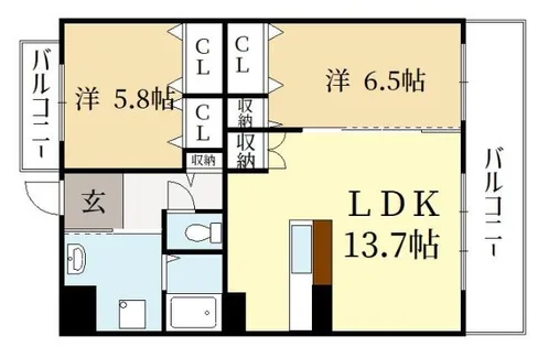 セラビ【2階】の間取り