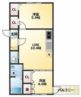 Grande Maison南巽【2階】の間取り