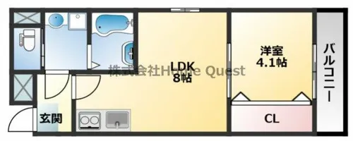 H-Maison大蓮南Ⅰ【2階】の間取り