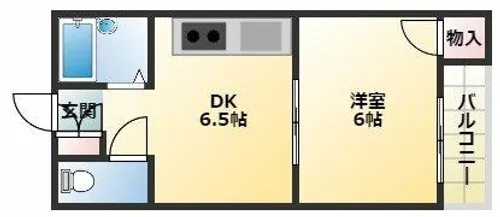 ガーデンコート平野南【5階】の間取り