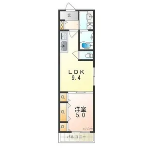 大阪府大阪市生野区舎利寺3丁目【アパート】の間取り