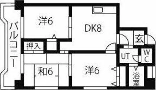 ソシアルアン【4階】の間取り