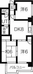 平安ビル【9階】の間取り