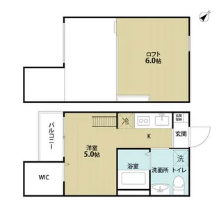 大阪府堺市堺区二条通【アパート】の間取り