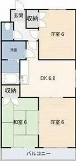 クレールナガタ【4階】の間取り