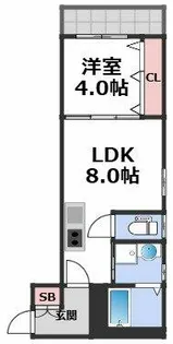 Muse ZioV【1階】の間取り