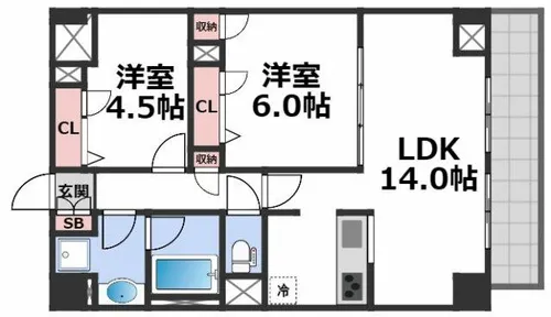 M-style【2階】の間取り