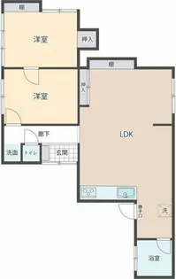 福岡県北九州市小倉北区新高田2丁目【一戸建】の間取り