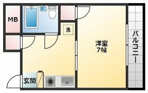 ドルチェ松原【3階】の間取り