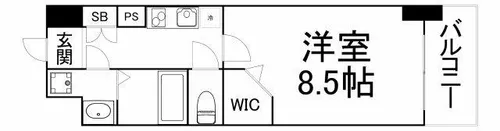 JPレジデンス大阪城東4【5階】の間取り