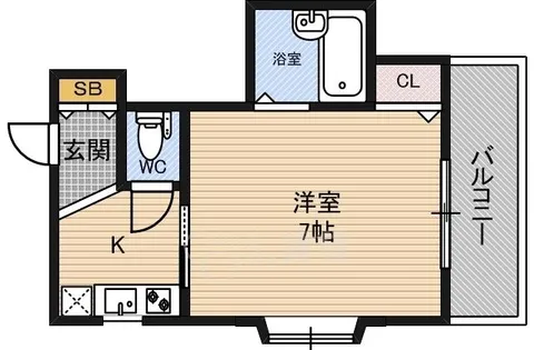 アルデール都島【4階】の間取り