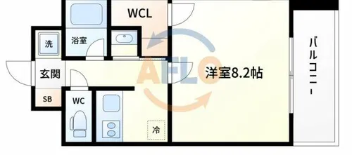 カデンツァ我孫子【3階】の間取り