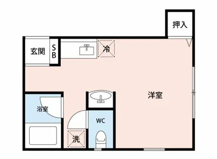 アドバンスK中山【2階】の間取り