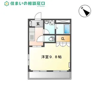 愛知県西尾市中畑町向野【アパート】の間取り