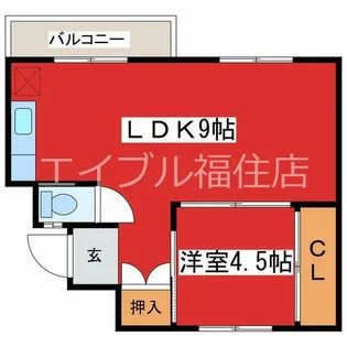 北海道札幌市豊平区福住二条7丁目【マンション】の間取り