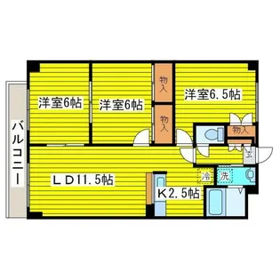 元町ガーデン【503号室】の間取り