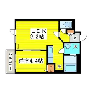 トライフォース12【1階】の間取り