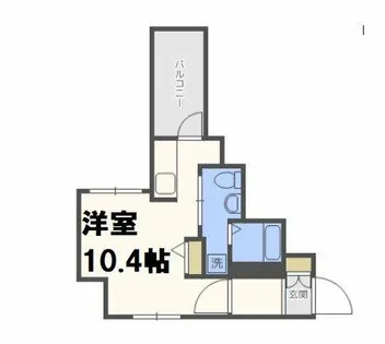 ヴィラタワー谷町【12階】の間取り