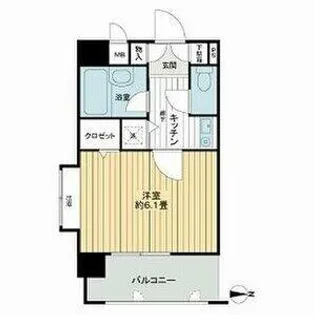 ライオンズマンション大手門第2【9階】の間取り