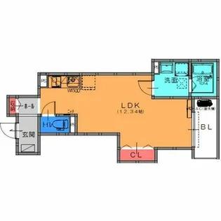大阪府高石市西取石1丁目【アパート】の間取り
