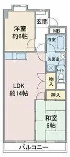 サンキャピトル【2階】の間取り
