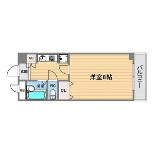 エスタシオン甲子園口【1階】の間取り