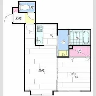 チャオサッポロ【3階】の間取り