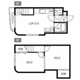 パルコート澄川【108号室】の間取り